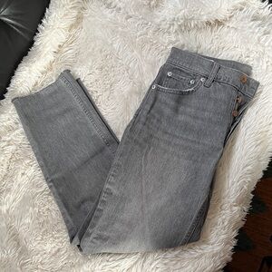 GAP Cheeky Straight High Rise Gray Jeans - sz 27/4